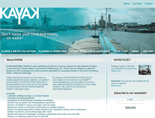 Tablet Screenshot of kayak-maritime.be